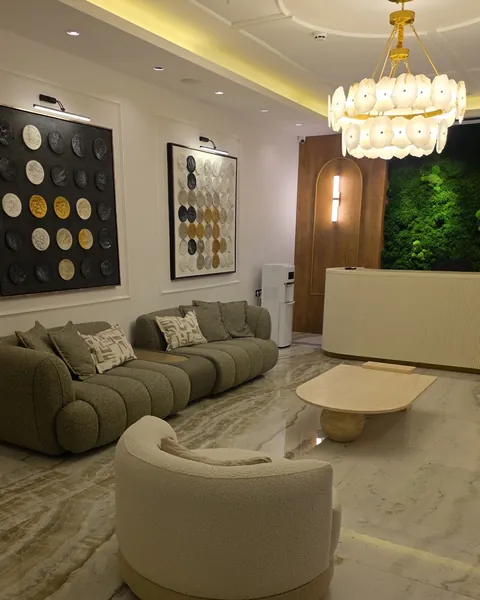 Bursa Osmangazi'deki muayenehanenin bekleme salonu